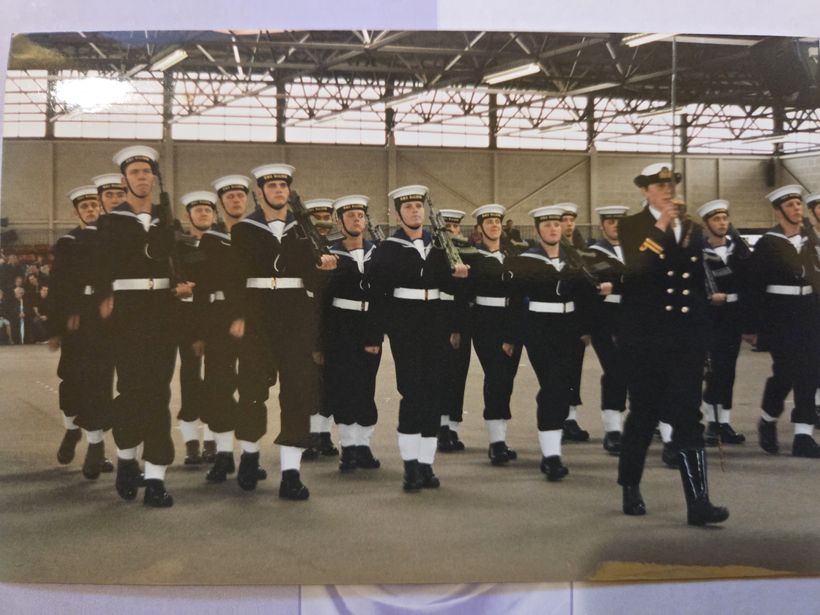 Michelle was medically discharged from the Royal Nav in 2005