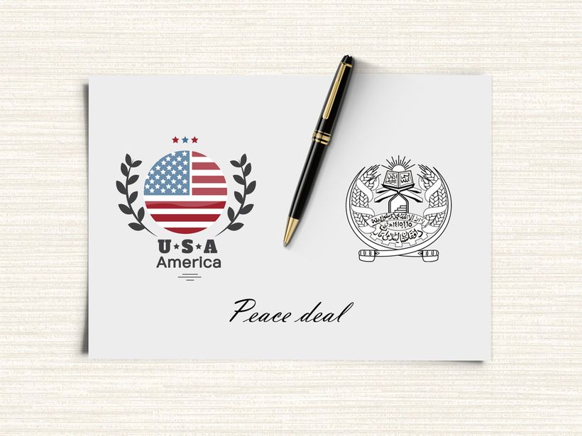 Piece of paper with a peace treaty on it