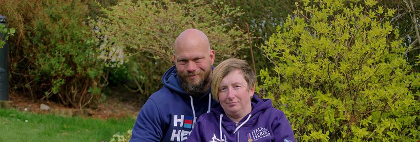 Army Veteran Bruce and partner louise