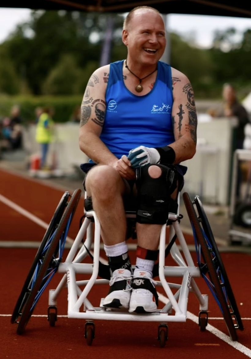 Neil Dewar at a competition