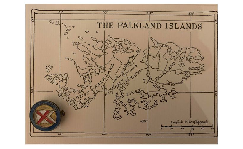 A map of the Falkland Islands