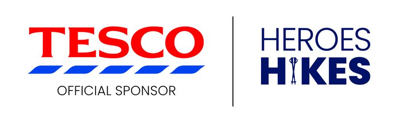 Heroes Hikes are sponsored by Tesco