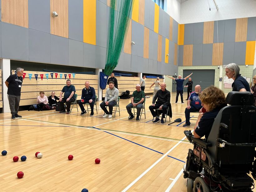 A number of participants taking part in different activities