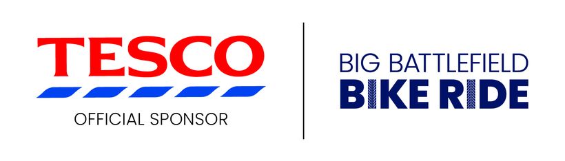 The Big Battlefield Bike Ride is sponsored by Tesco