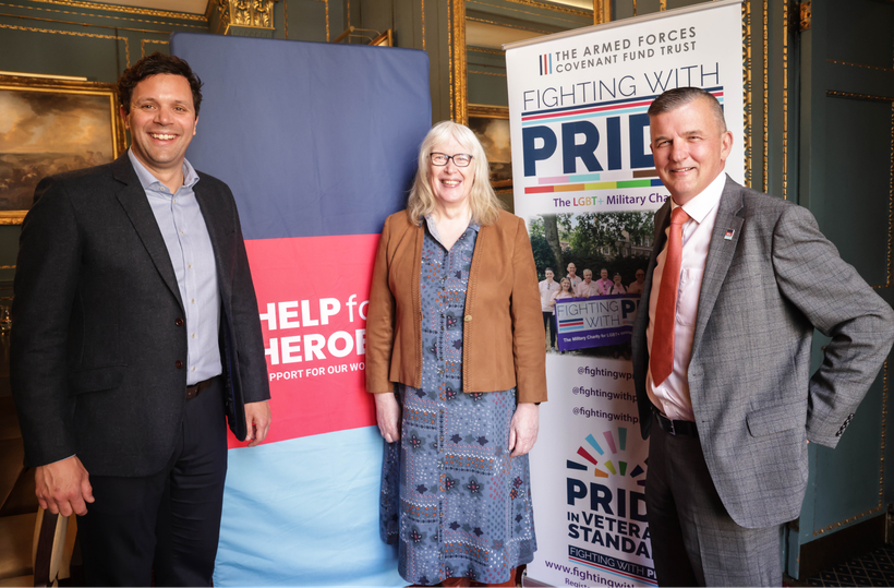 Executive officers of Fighting with Pride and Help for Heroes