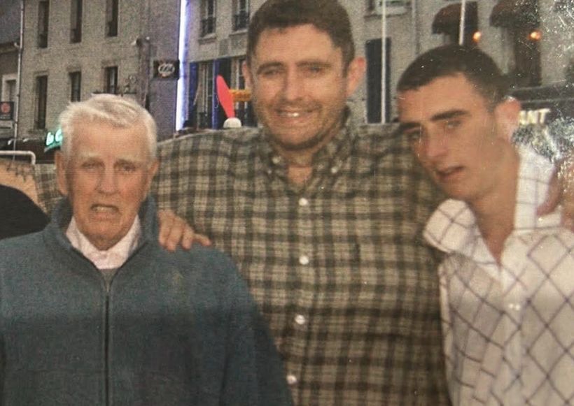 Image shows Laurence, Patrick and Warren stood together