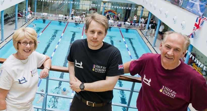 Image shows Libby (left), Gary (centre) and Peter (right) Seath
