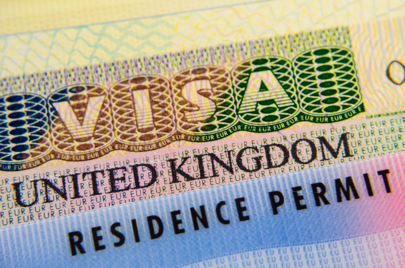 Biometric residence card UK up close