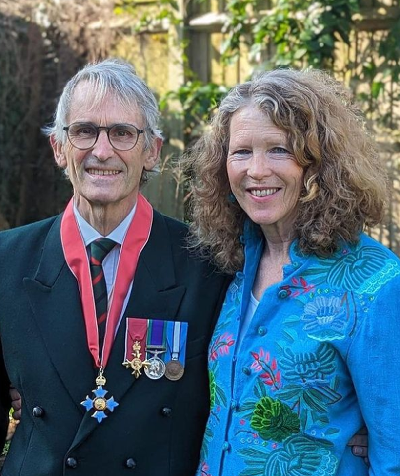 An image of Bryn Parry CBE and wife Emma Parry OBE
