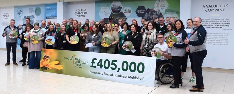 Lydia and Help for Heroes Ambassador Kevin Gray