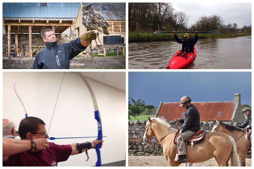 Brian attending a range of fellowship events