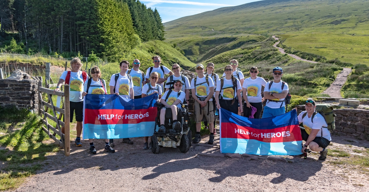 Welsh team hits the heights Help For Heroes
