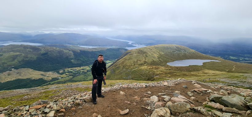 Lee Wyatt in the hills
