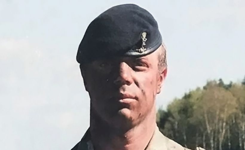 Paul Colling in his military uniform