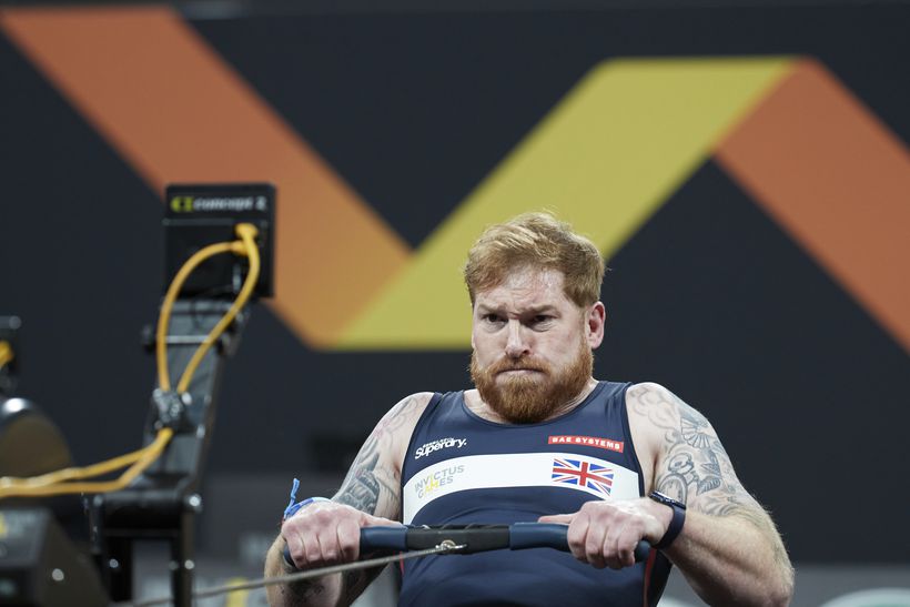 Shane Rossall rowed his way