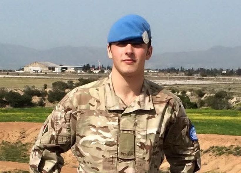 Image shows David Cowling in his uniform