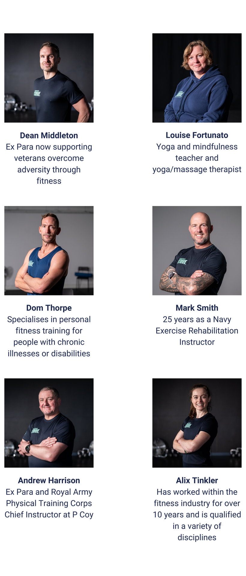 Heroes Strive Personal trainers