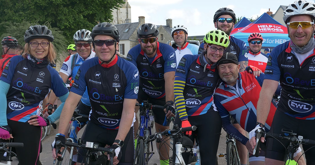 Charity bike rides Help For Heroes