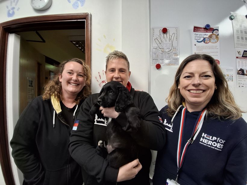 Louise - Occupational Therapist (left), Michelle (centre