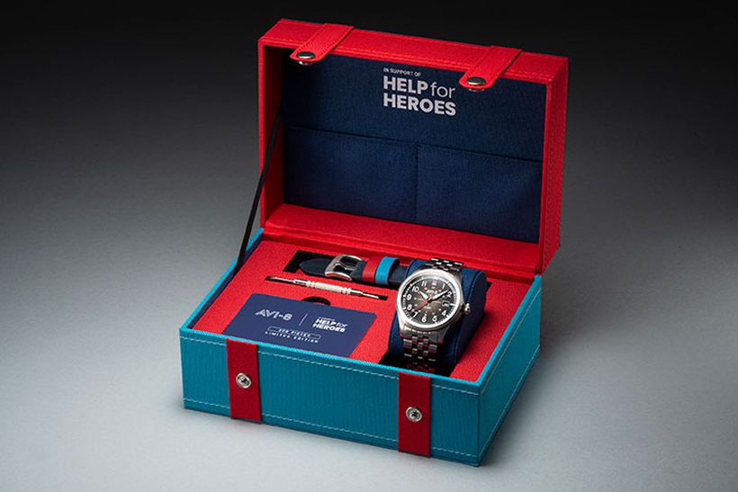 A Help for Heroes branded watch