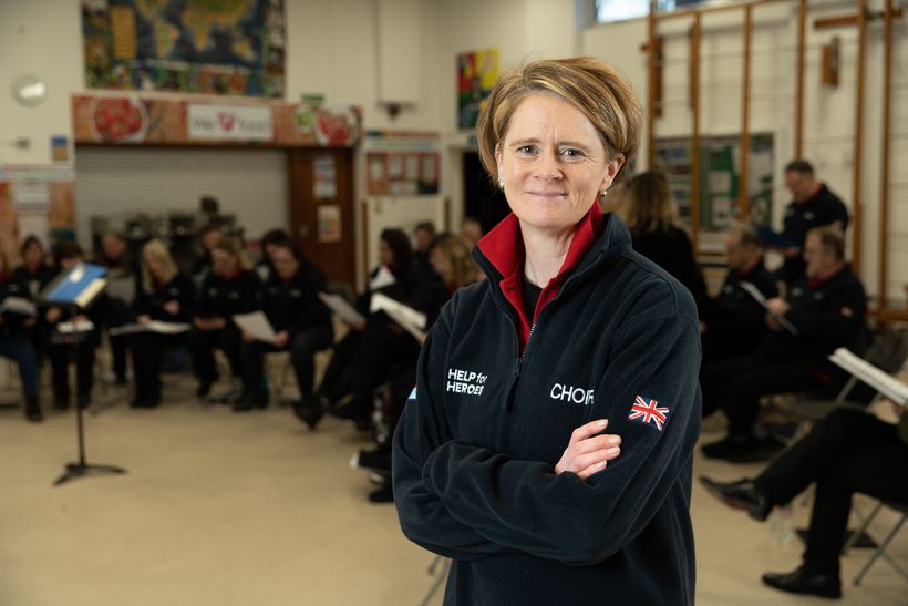 Choir Lead Caroline Rawlins