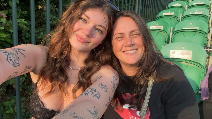 Image shows, left to right, Gee and Tina Gilchrist